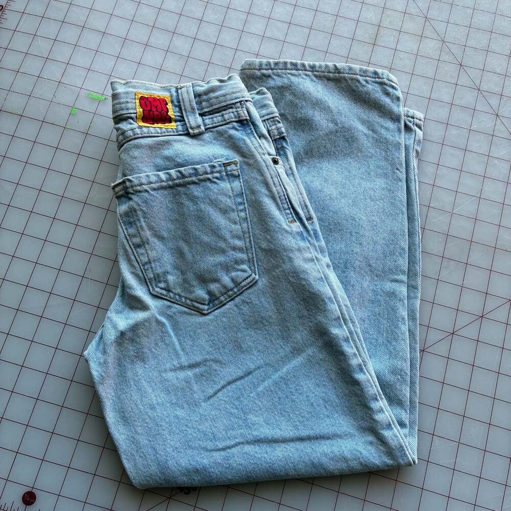 Empyre Loose Fit Jeans Size 24 Light Wash Denim